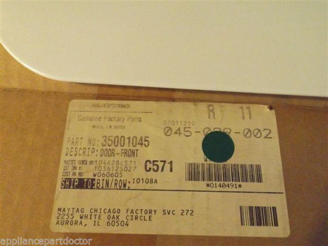 MAYTAG DRYER 35001045 Door-front NEW IN BOX MAYTAG DRYER 35001045 Door-front NEW IN BOX